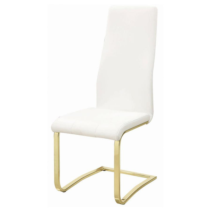 Montclair - Upholstered Dining Side Chair (Set of 4) - White Chair Set modern furniture Contempo Furniture