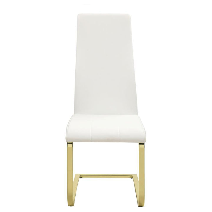 Montclair - Upholstered Dining Side Chair (Set of 4) - White Chair Set modern furniture Contempo Furniture