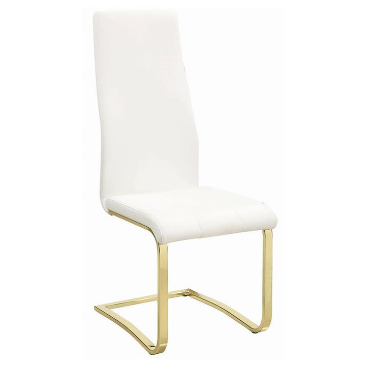 Montclair - Upholstered Dining Side Chair (Set of 4) - White Chair Set modern furniture Contempo Furniture