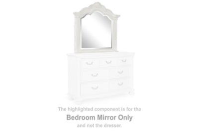 Montelaine Bedroom Mirror - White Mirror modern furniture Contempo Furniture