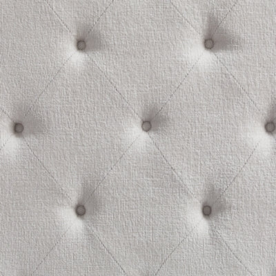 Montelaine California King Upholstered Panel Bed - White Upholstered Bed modern furniture Contempo Furniture