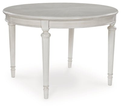 Montelaine Dining Extension Table - White Dining Table with Extensions modern furniture Contempo Furniture