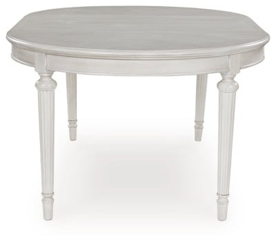 Montelaine Dining Extension Table - White Dining Table with Extensions modern furniture Contempo Furniture