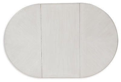 Montelaine Dining Extension Table - White Dining Table with Extensions modern furniture Contempo Furniture