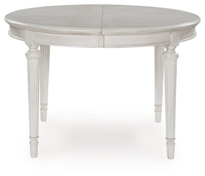 Montelaine Dining Extension Table - White Dining Table with Extensions modern furniture Contempo Furniture