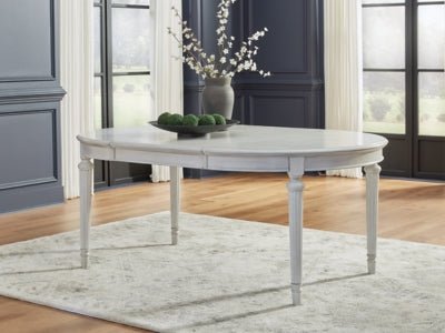 Montelaine Dining Extension Table - White Dining Table with Extensions modern furniture Contempo Furniture
