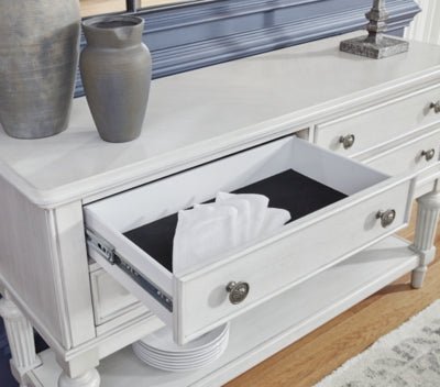 Montelaine Dining Server - White Server modern furniture Contempo Furniture