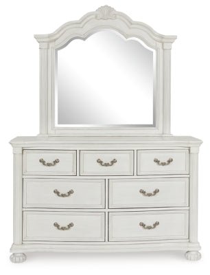 Montelaine Dresser and Mirror - White Dresser &amp; Mirror modern furniture Contempo Furniture