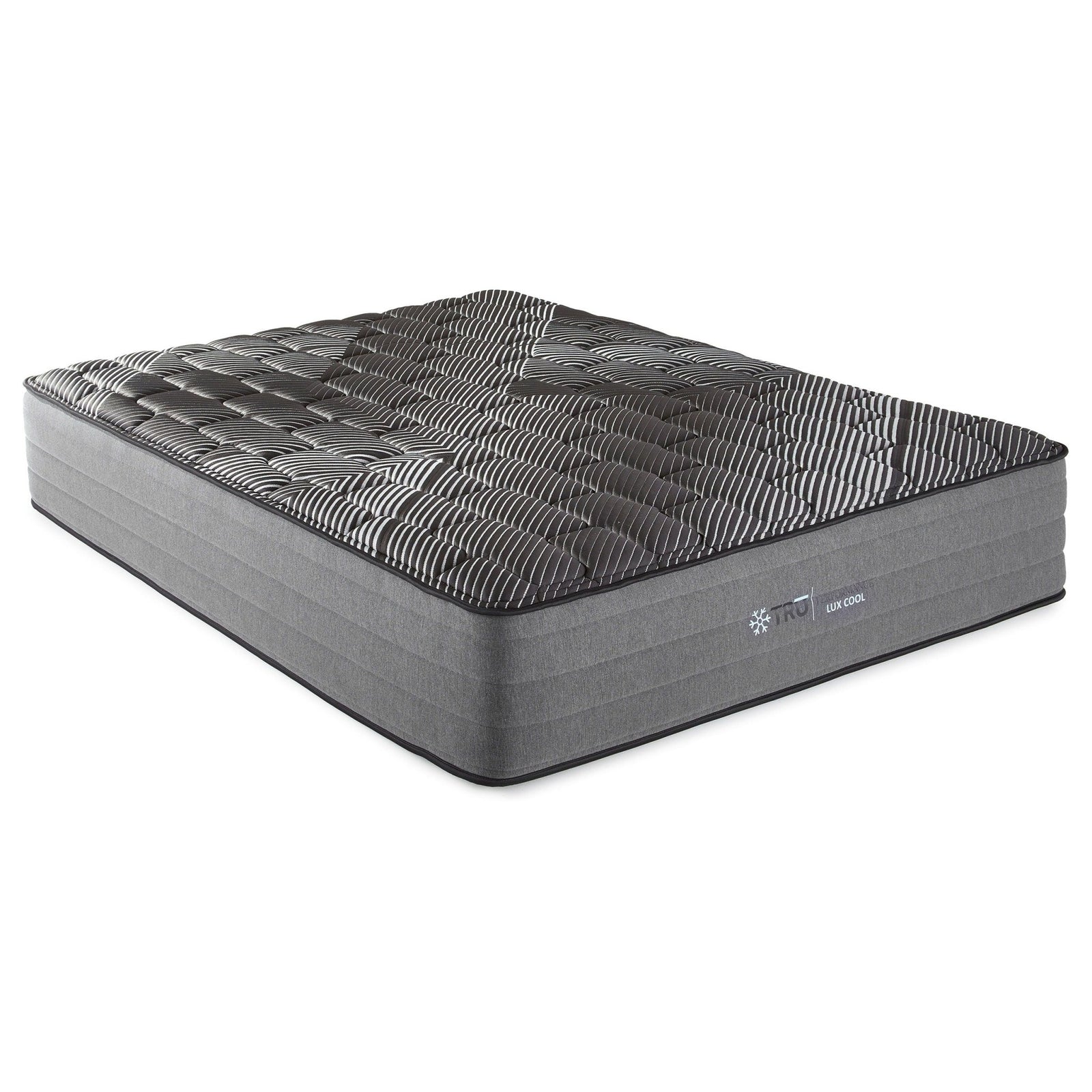 Montlake - California King Cool Firm Foam Hybrid Mattress - Black Hybrid Mattresses modern furniture Contempo Furniture