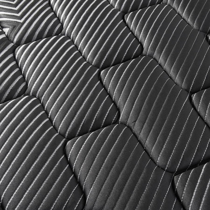 Montlake - California King Cool Firm Foam Hybrid Mattress - Black Hybrid Mattresses modern furniture Contempo Furniture