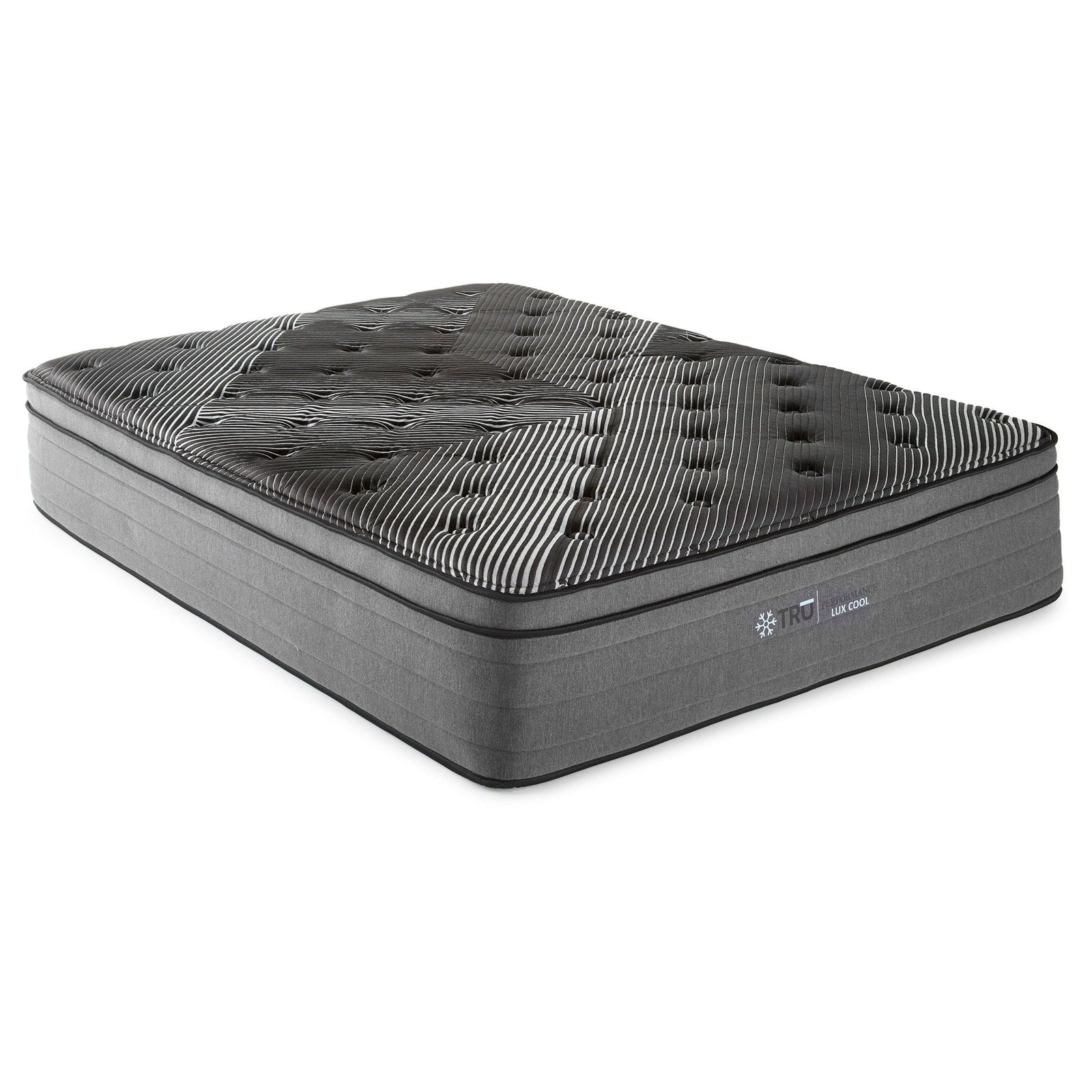 Montlake - East King Cool Euro Top Foam Hybrid Mattress - Black Hybrid Mattresses modern furniture Contempo Furniture