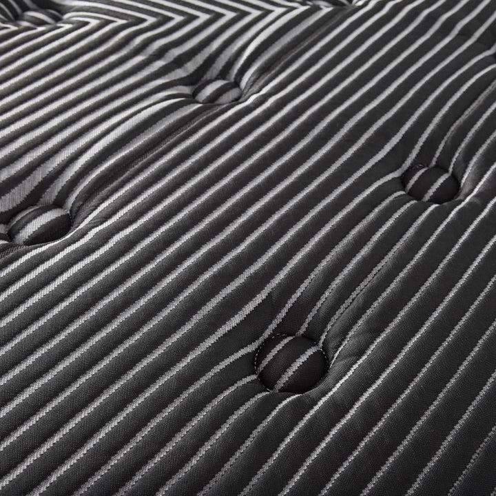 Montlake - East King Cool Euro Top Foam Hybrid Mattress - Black Hybrid Mattresses modern furniture Contempo Furniture