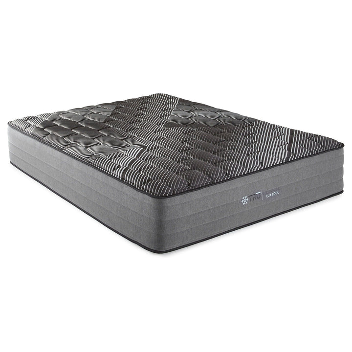 Montlake - Full Cool Firm Memory Foam Hybrid Mattress - Black Hybrid Mattresses modern furniture Contempo Furniture