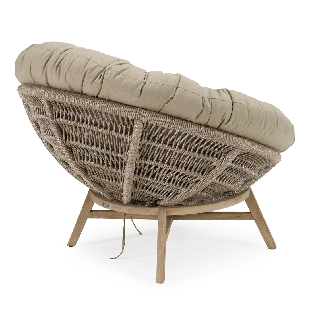 Moon  Outdoor Beige Lounge Chair