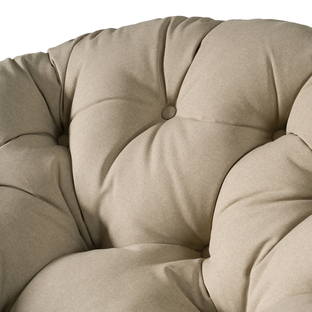 Moon  Outdoor Beige Lounge Chair