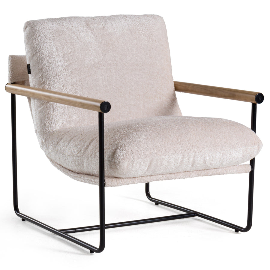 Moorcroft - Modern Beige Fabric Accent Chair