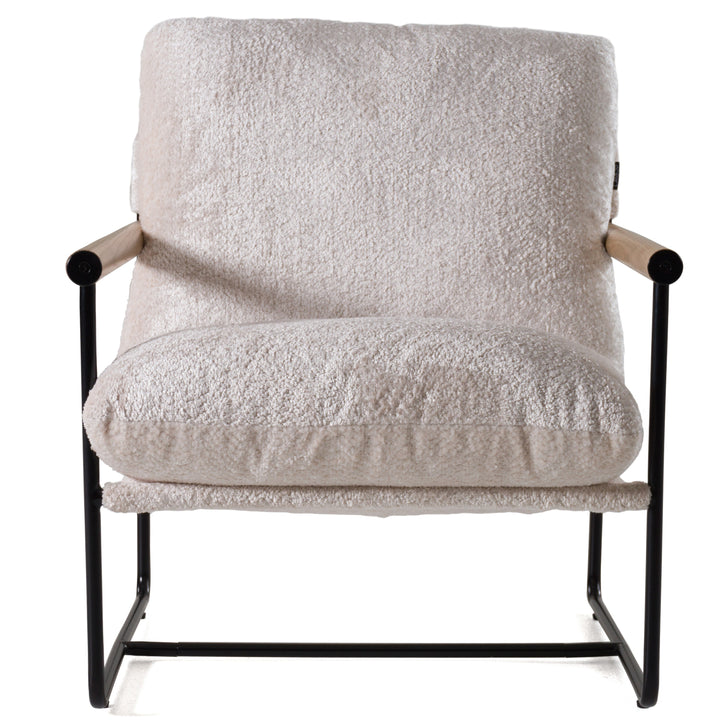 Moorcroft - Modern Beige Fabric Accent Chair