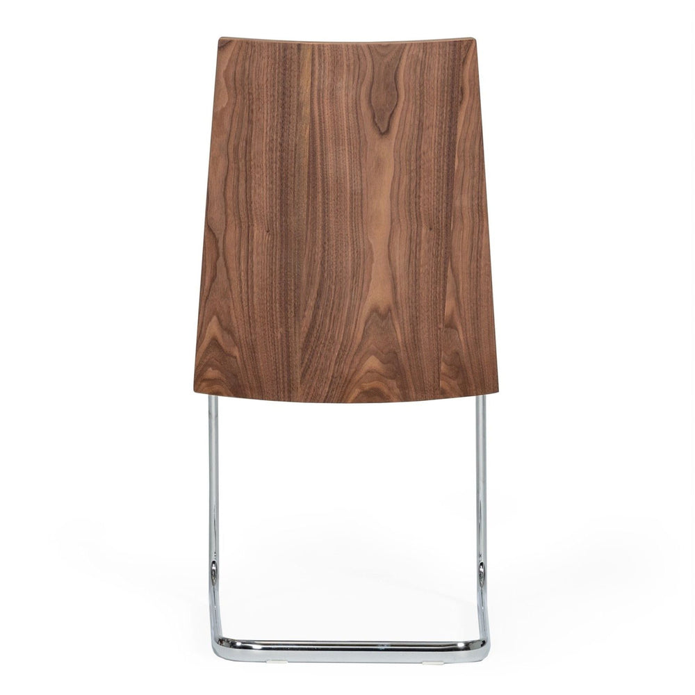 Morgan - Modern Black & Walnut Dining Chair (Set of 2) - View 5