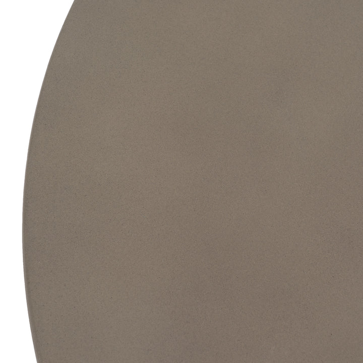Morley  Modern Round Concrete Coffee Table