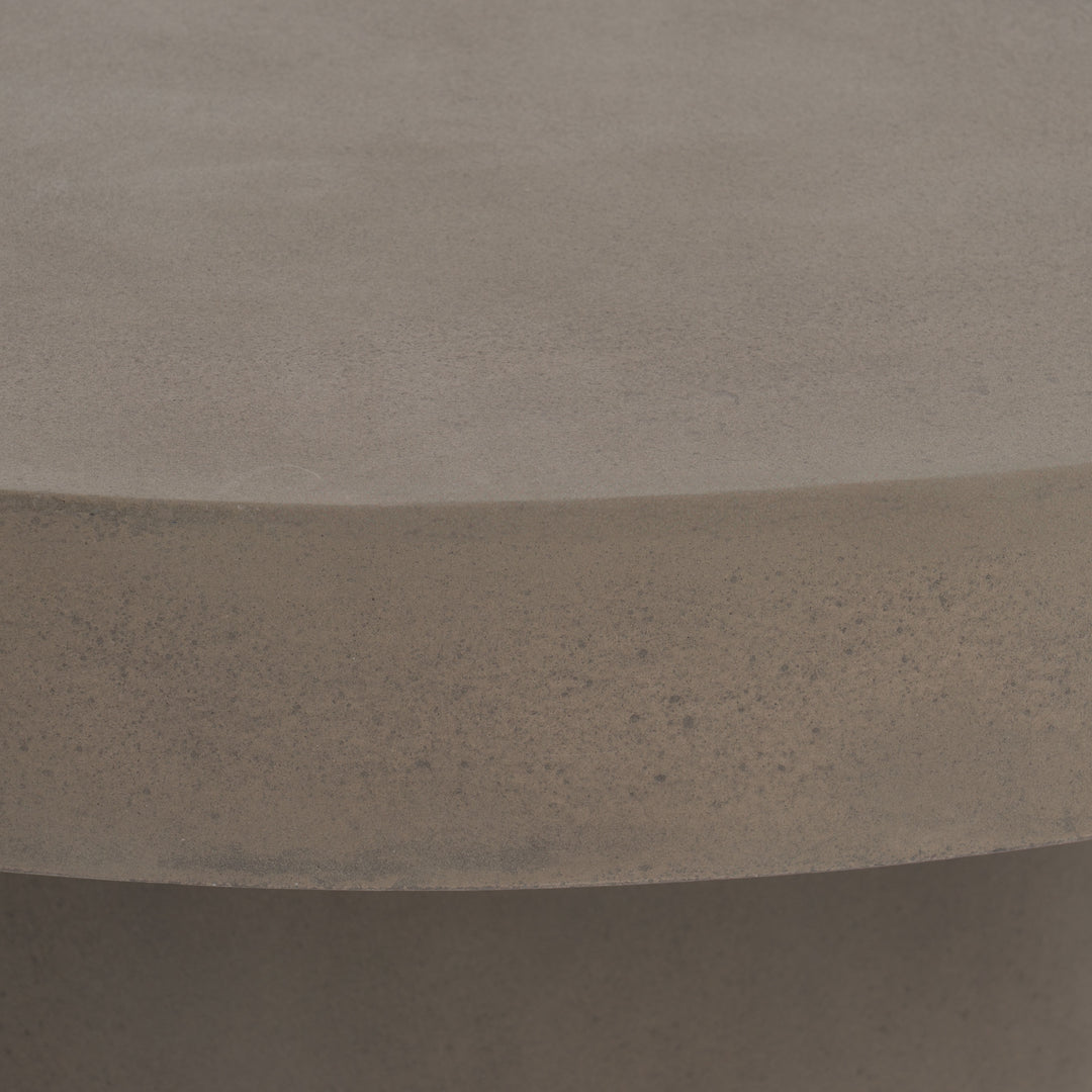 Morley - Modern Round Concrete Coffee Table