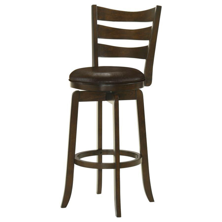 Murphy - Wood Pub Height Swivel Bar Chair - Dark Brown Bar Height (28" - 30") modern furniture Contempo Furniture