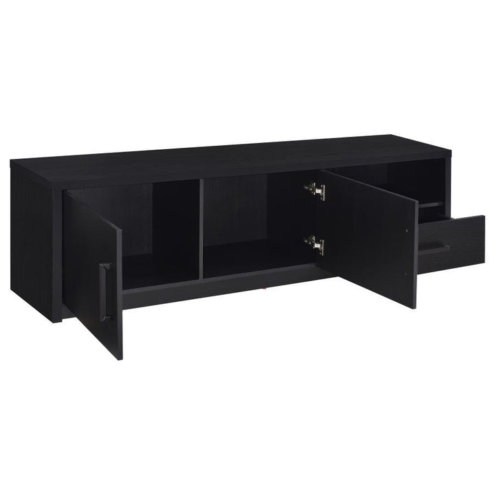 Murray - 70" 2 - Door TV Stand Media Console - Black TV Stand modern furniture Contempo Furniture