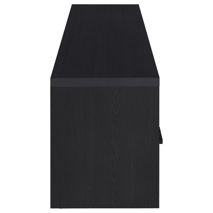 Murray - 70" 2 - Door TV Stand Media Console - Black TV Stand modern furniture Contempo Furniture