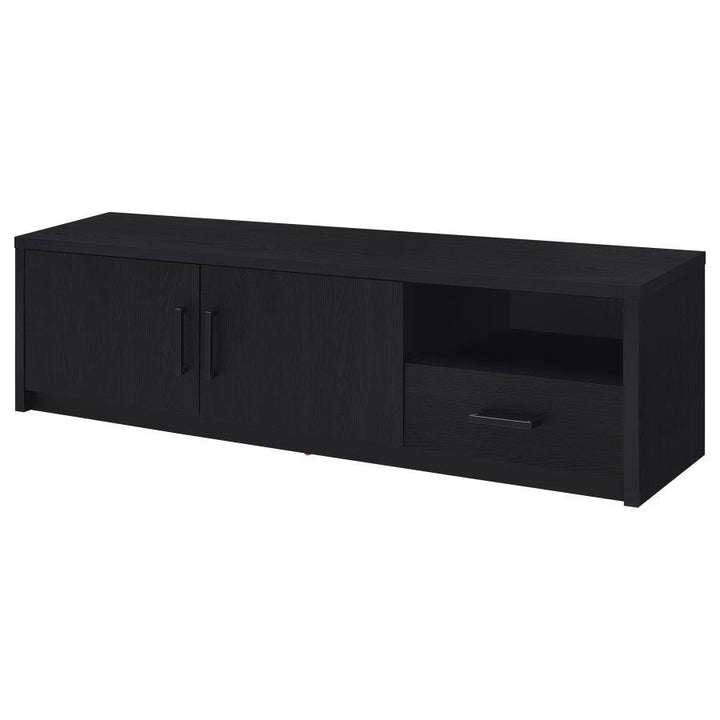 Murray - 70" 2 - Door TV Stand Media Console - Black TV Stand modern furniture Contempo Furniture