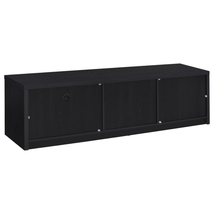 Murray - 70" 2 - Door TV Stand Media Console - Black TV Stand modern furniture Contempo Furniture