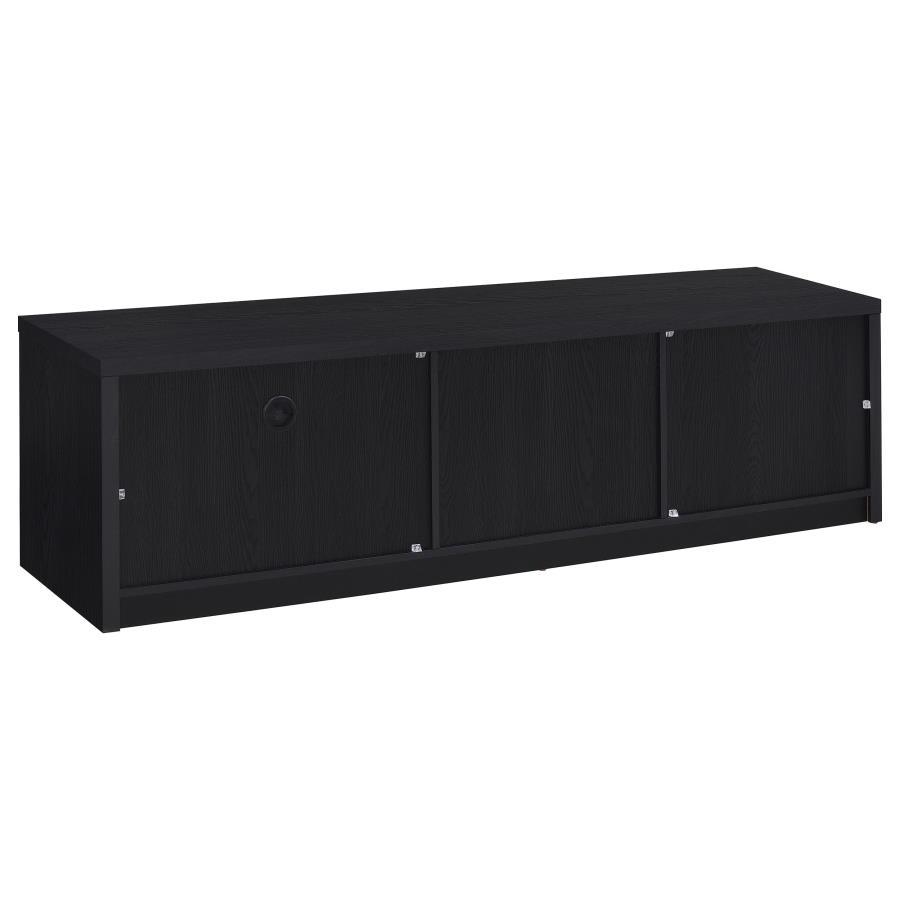 Murray - 70" 2 - Door TV Stand Media Console - Black TV Stand modern furniture Contempo Furniture
