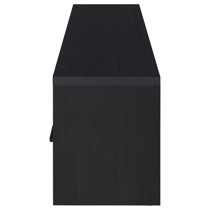 Murray - 70" 2 - Door TV Stand Media Console - Black TV Stand modern furniture Contempo Furniture