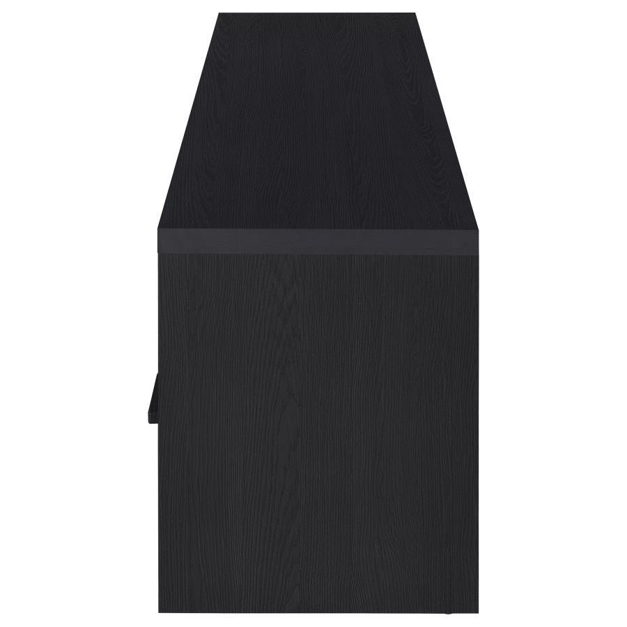 Murray - 70" 2 - Door TV Stand Media Console - Black TV Stand modern furniture Contempo Furniture