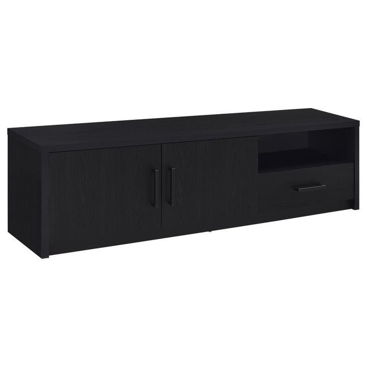 Murray - 70" 2 - Door TV Stand Media Console - Black TV Stand modern furniture Contempo Furniture