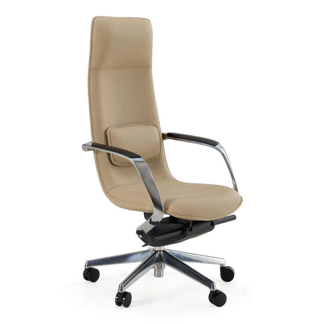Nadella Modern Beige High Back Executive Office Chair