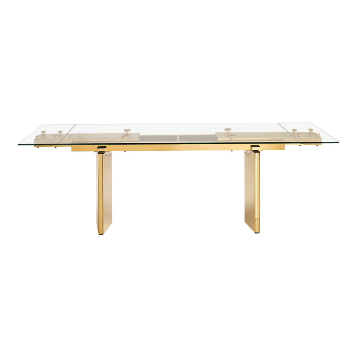 Nassim - Glam Glass Extendable Dining Table