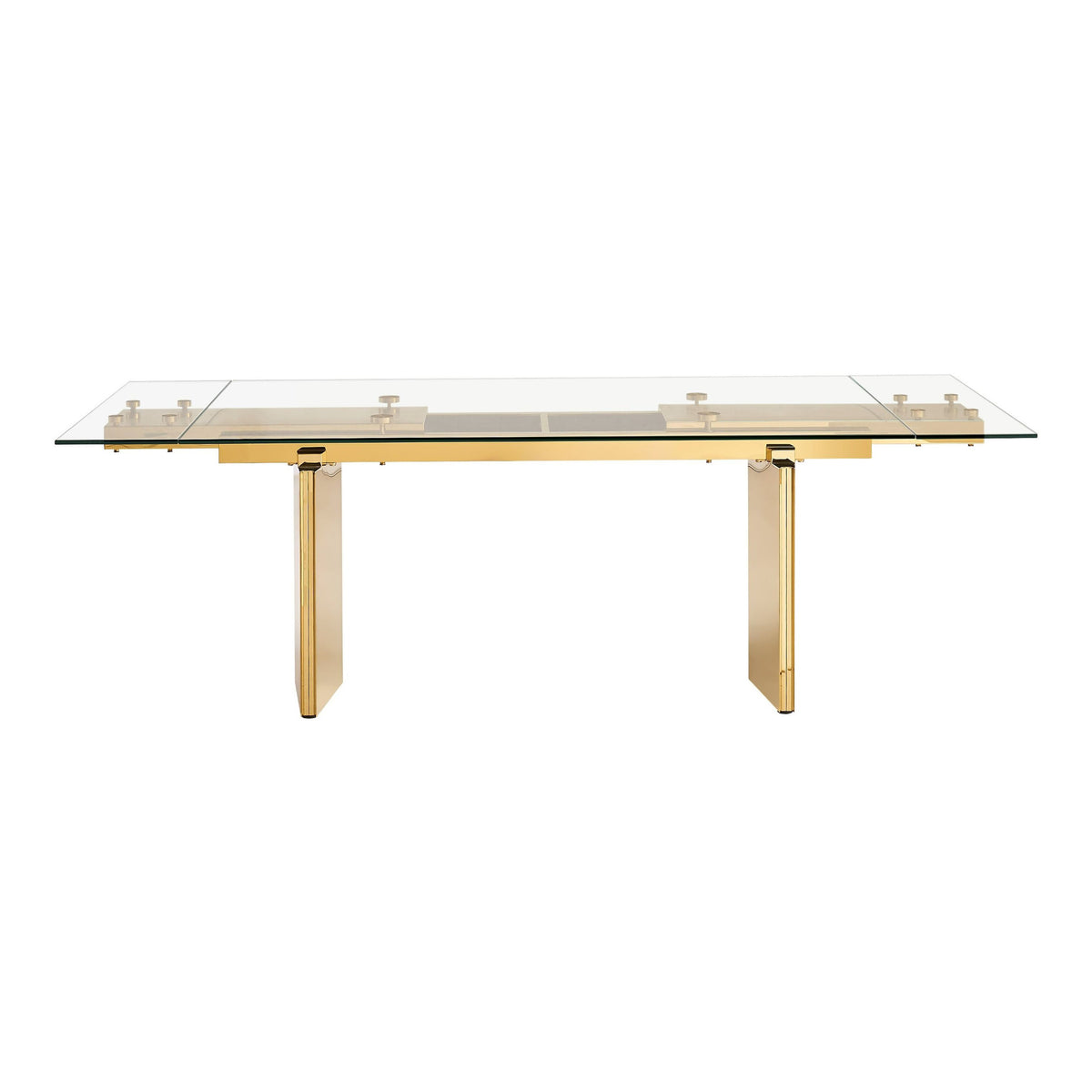 Nassim - Glam Glass Extendable Dining Table