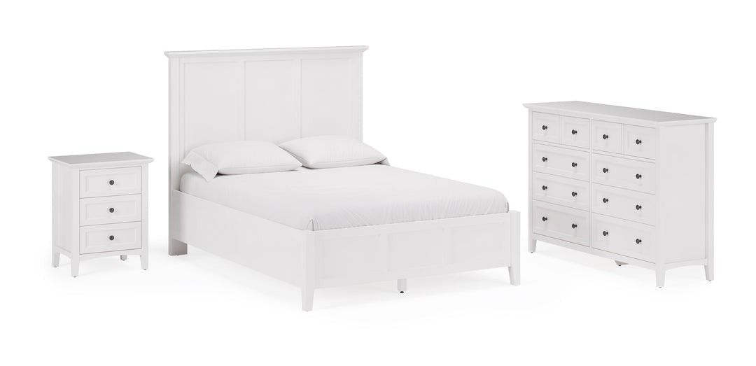 Modus Furniture Pnra82A Grace Eight Drawer Dresser In Snowfall White 2024