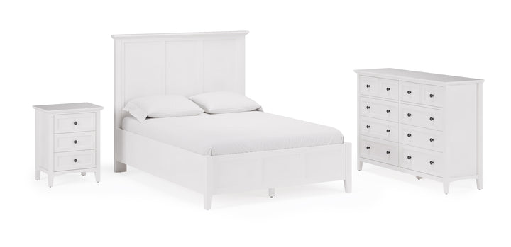 Modus Furniture Pnra82A Grace Eight Drawer Dresser In Snowfall White 2024