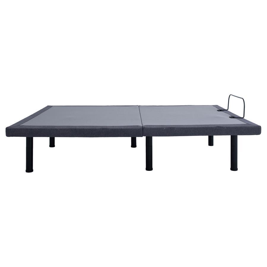 Negan - Queen Adjustable Bed Base - Gray And Black Adjustable Base modern furniture Contempo Furniture