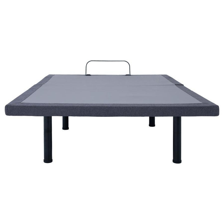 Negan - Queen Adjustable Bed Base - Gray And Black Adjustable Base modern furniture Contempo Furniture
