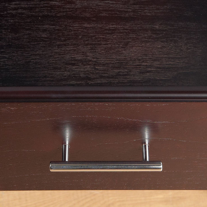 Nevis Five Drawer Chest in Espresso Chest modern furniture Contempo Furniture