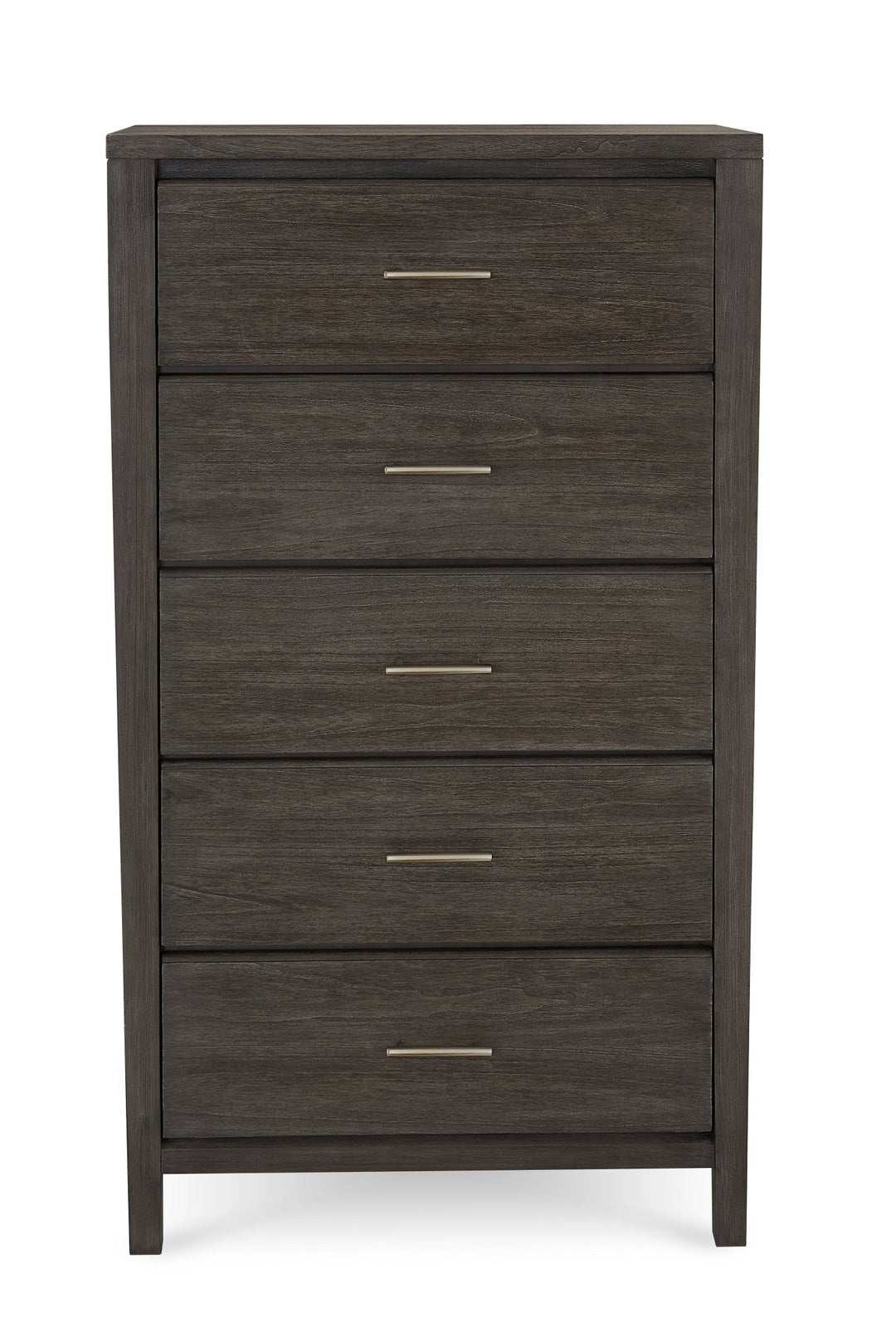 Nevis Five Drawer Chest in Sharkskin Chest modern furniture Contempo Furniture