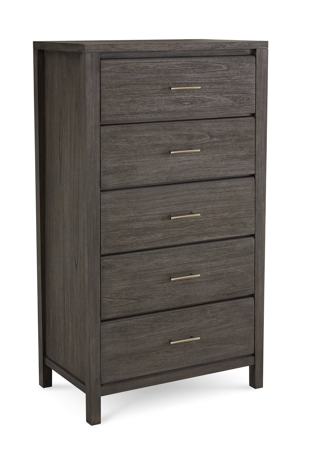 Nevis Five Drawer Chest in Sharkskin Chest modern furniture Contempo Furniture