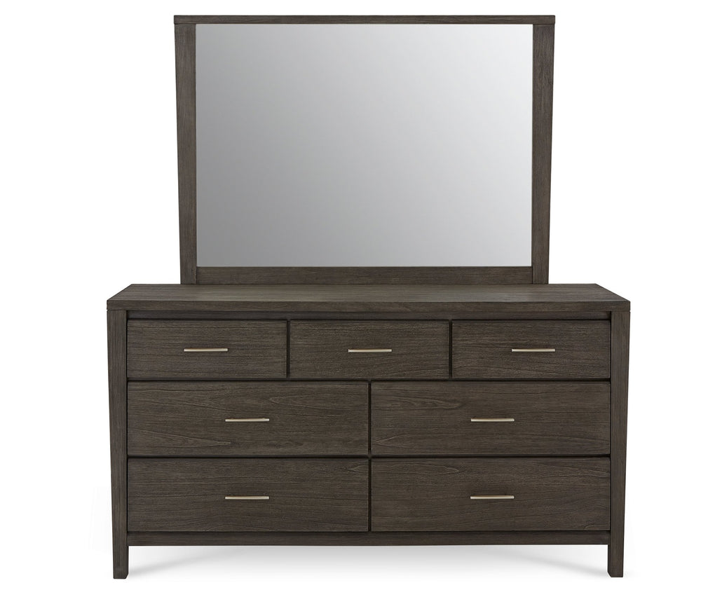 Nevis Seven Drawer Dresser in Sharkskin Dresser modern furniture Contempo Furniture