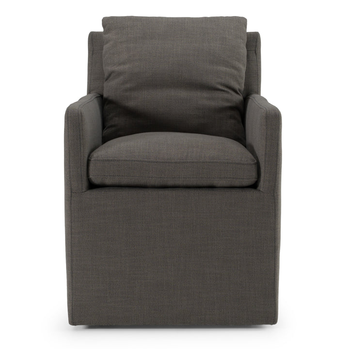 Newcastle - Modern Grey Fabric Dining Chair