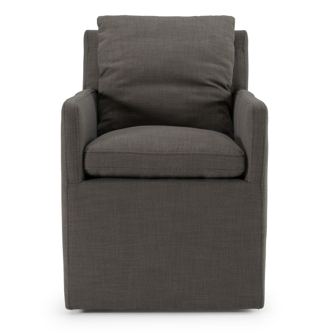 Newcastle - Modern Grey Fabric Dining Chair