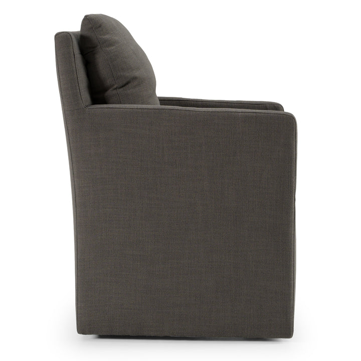 Newcastle - Modern Grey Fabric Dining Chair