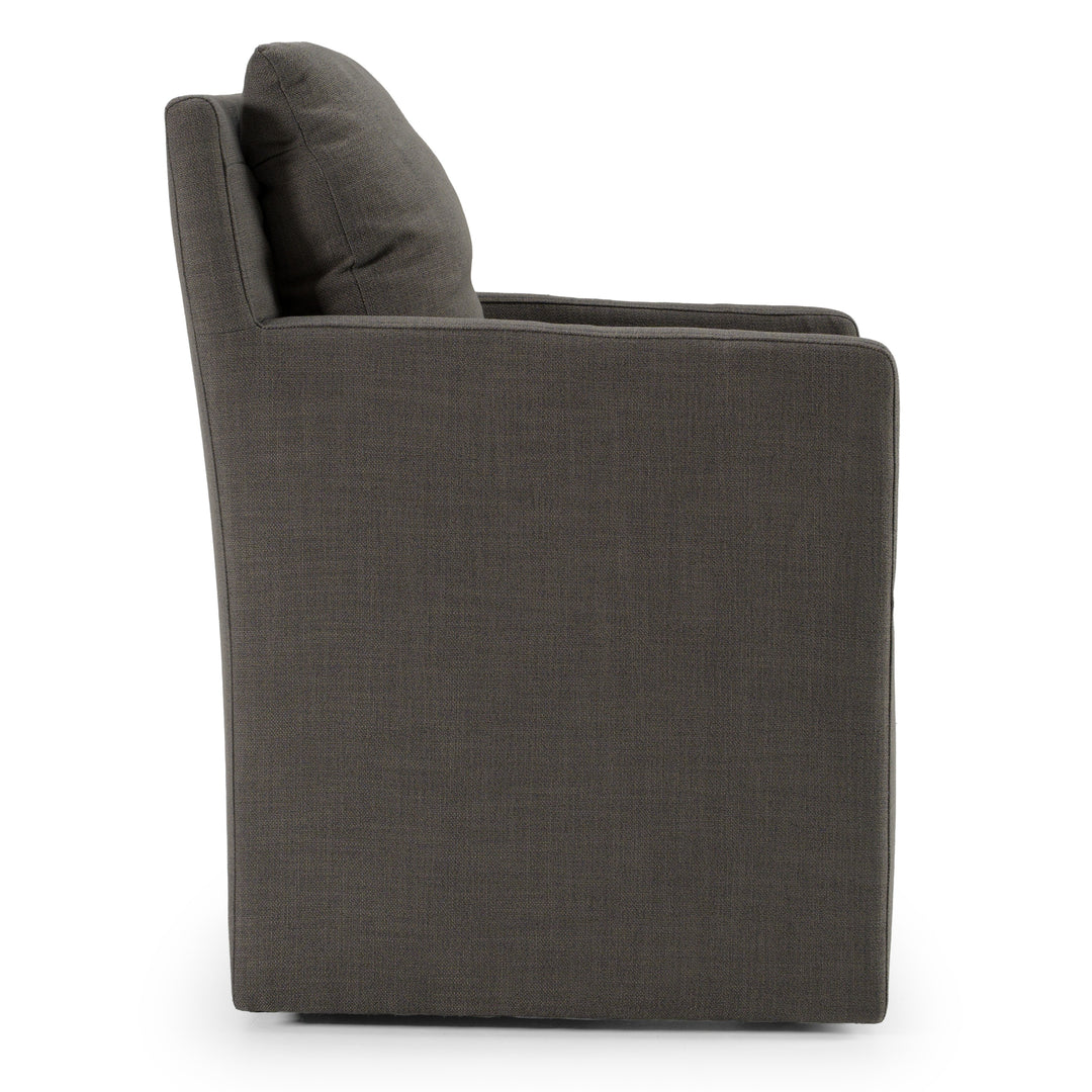Newcastle - Modern Grey Fabric Dining Chair
