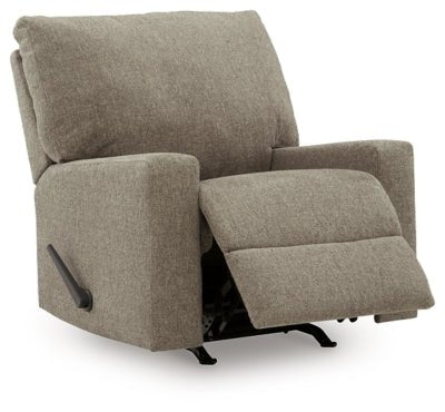 Newellen Recliner - Beige Rocker Chair modern furniture Contempo Furniture