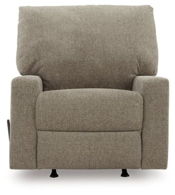 Newellen Recliner - Beige Rocker Chair modern furniture Contempo Furniture